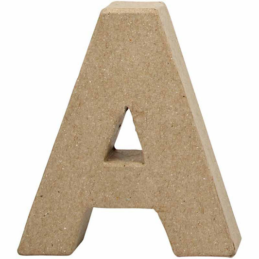 Handmade Papier Mâché Letters A -Z 10cm