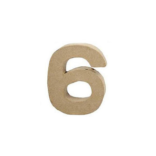 Papier Mâché Letters and Numbers - 10 cm-20.5 cm