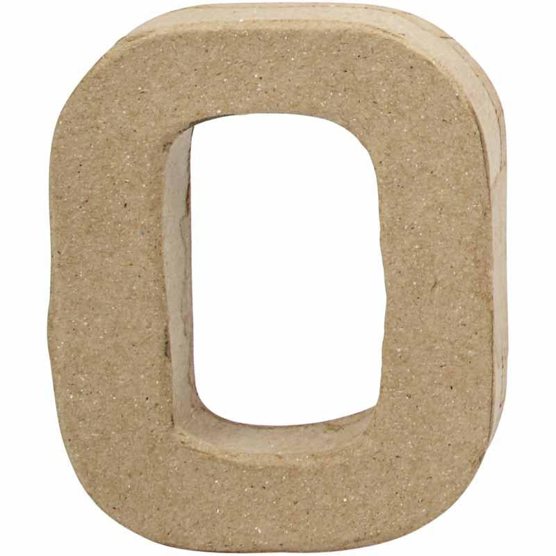 Handmade Number in Papier-Mâché. 10cm