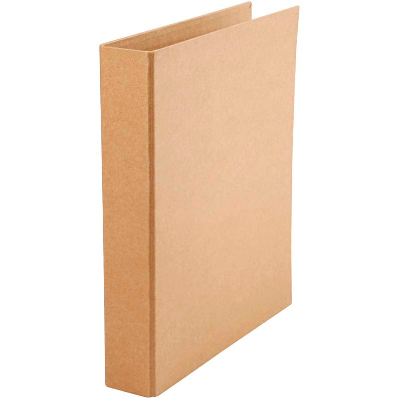 Ring binder, W: 50 mm, size 28x31,5 cm, 2 rings, natural, 1 pc
