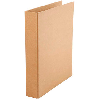 Ring binder, W: 50 mm, size 28x31,5 cm, 2 rings, natural, 1 pc