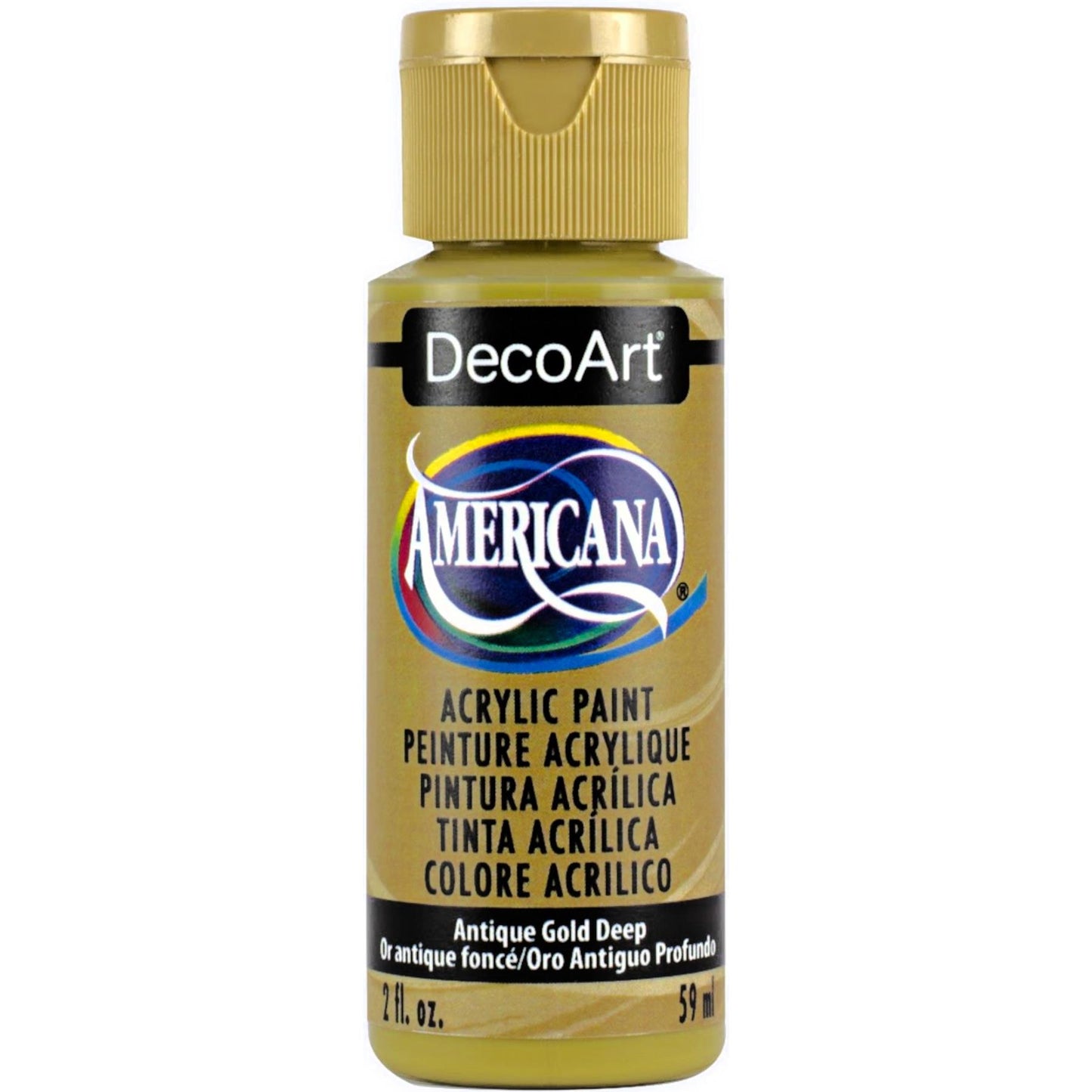 Antique Gold Deep Americana Acrylic 2Oz.