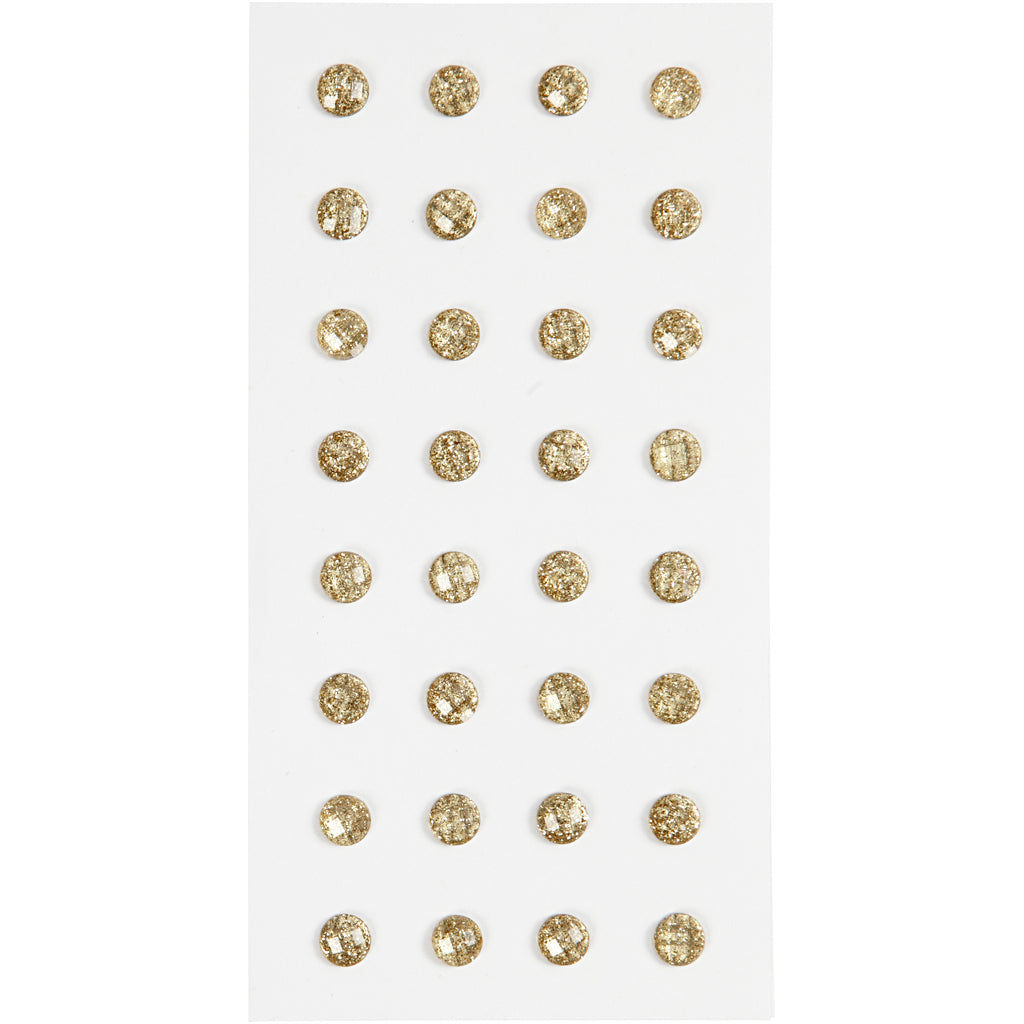 Creativ Rhinestones – 8 mm Diameter, 32 Pieces per Pack