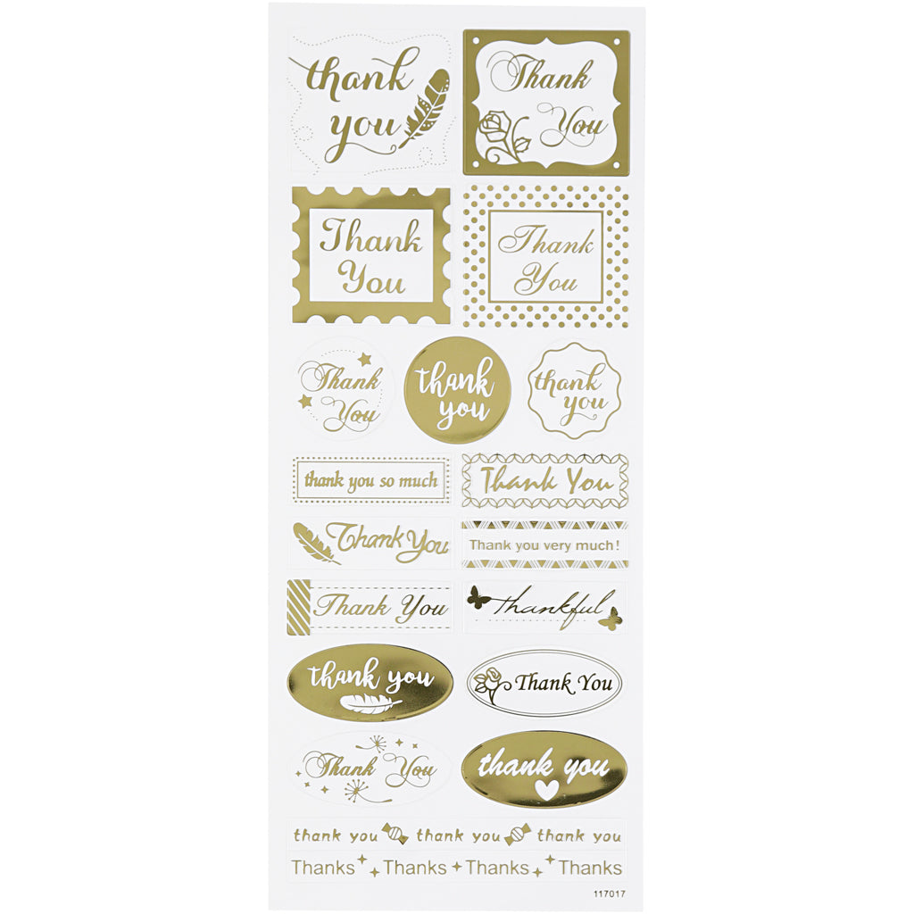 Self-Adhesive Stickers in Silver Foil on Clear Plastic Film – 10x24 cm, 1 Sheet