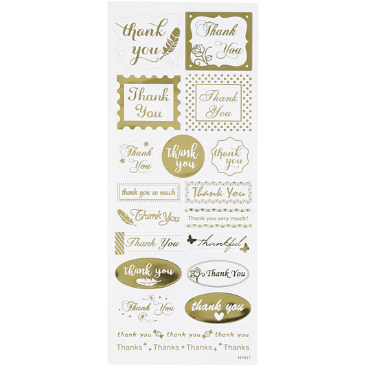 Self-Adhesive Stickers in Silver Foil on Clear Plastic Film – 10x24 cm, 1 Sheet
