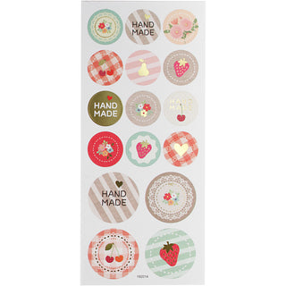 Creativ Self-Adhesive Stickers with Silver Foil Details on Matte Pape