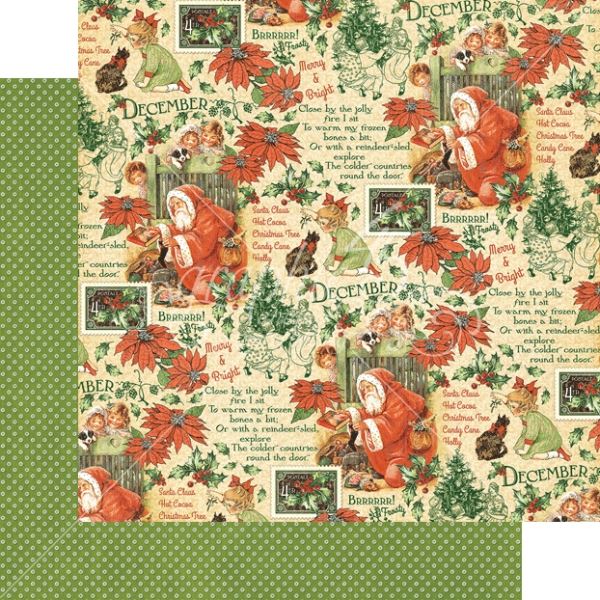 December Montage Sold in Packs of 10 Sheets