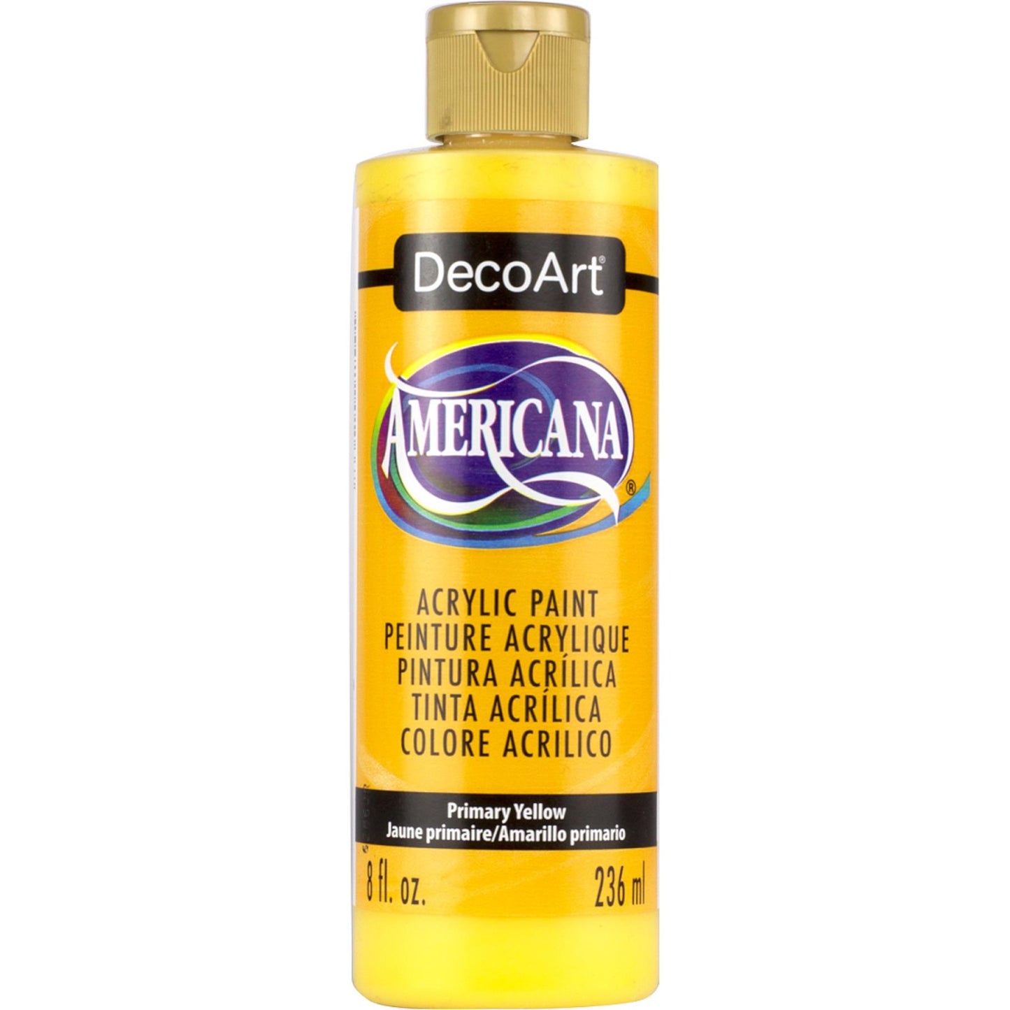 Primary Yellow Americana Acrylic 8Oz.