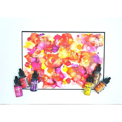 Alcohol Ink Kit Mixative Rose Gold Gunmetal