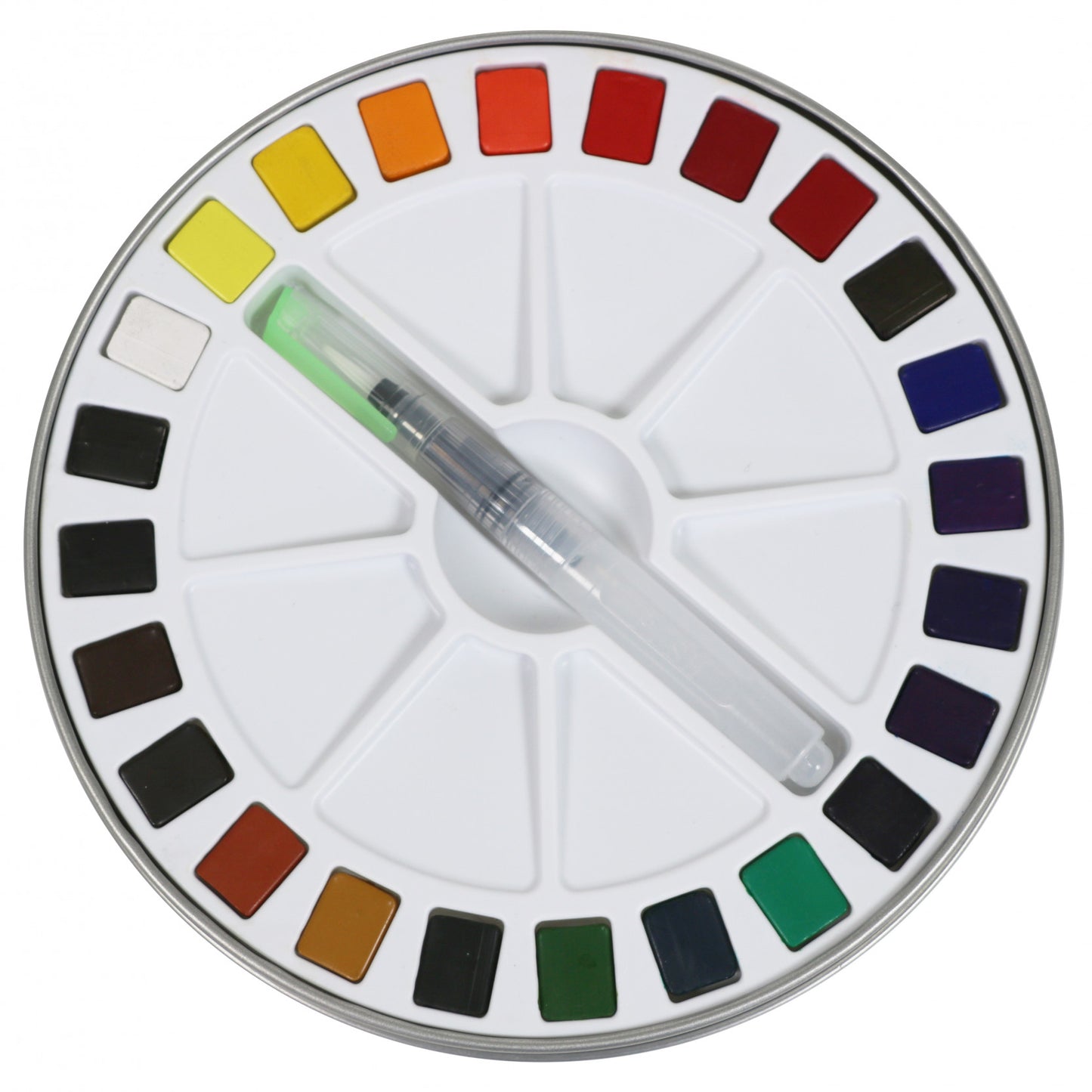 Pebeo Watercolour 24 Half Pan Tin Set