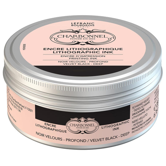 Charbonnel - Lithography Velvet Black Ink - 200ml