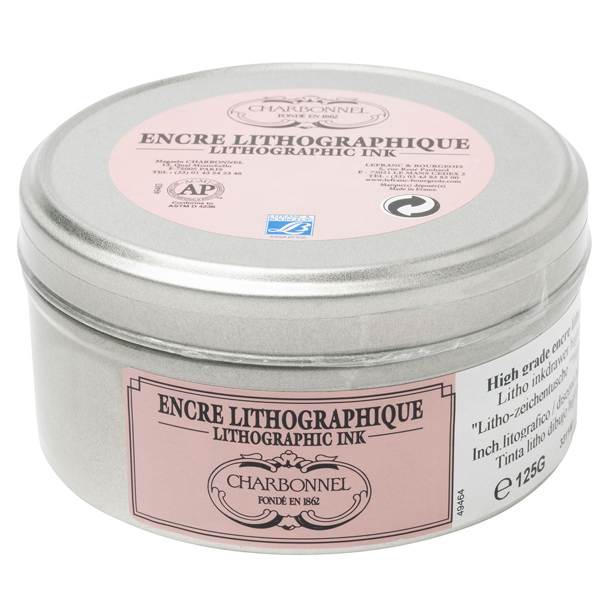 Charbonnel - High Grade Paste Tusche Deep Ink - 125g