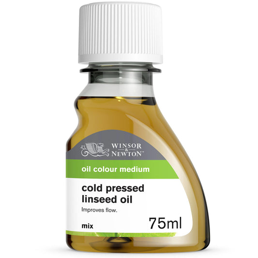 Winsor and Newton Cold-Pressed Linseed Oil 75ml V1