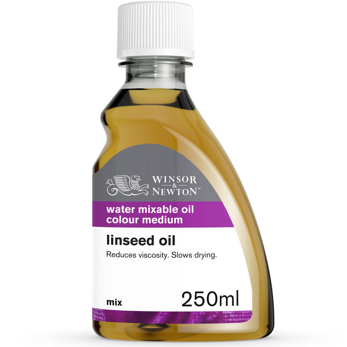 Winsor and Newton Water Mixable Linseed Oil 250ml V1