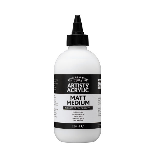 Winsor Newton Professional Acrylic Matt Medium 250ml