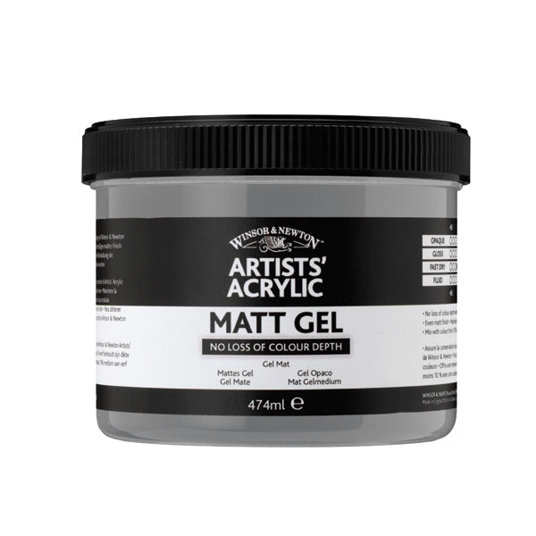 Winsor Newton Professional Acrylic Matt Gel 474ml