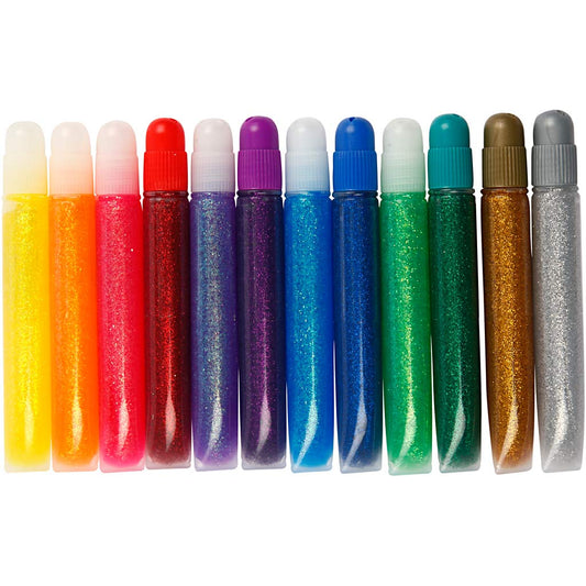 Creativ Glitter Glue Pens 12pk