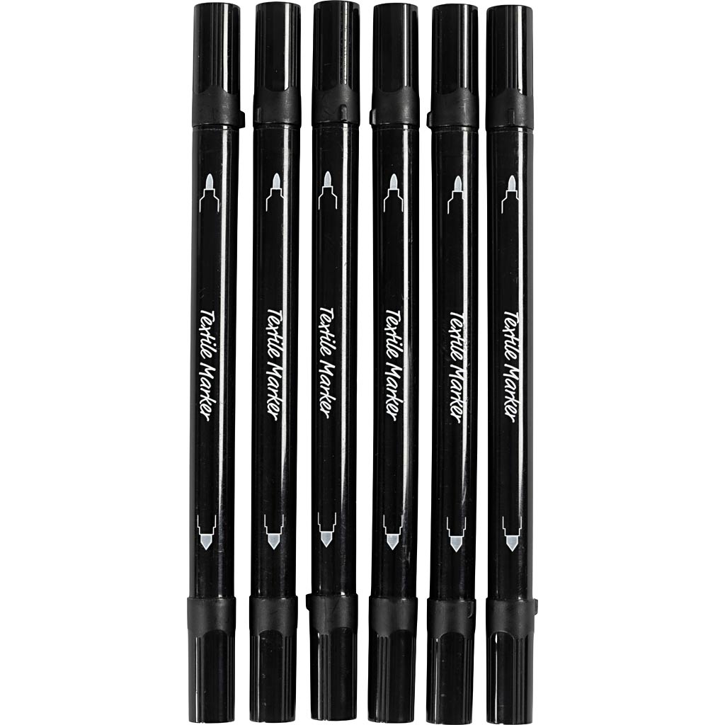 Textile Marker Sets , line 2,3+3,6 mm