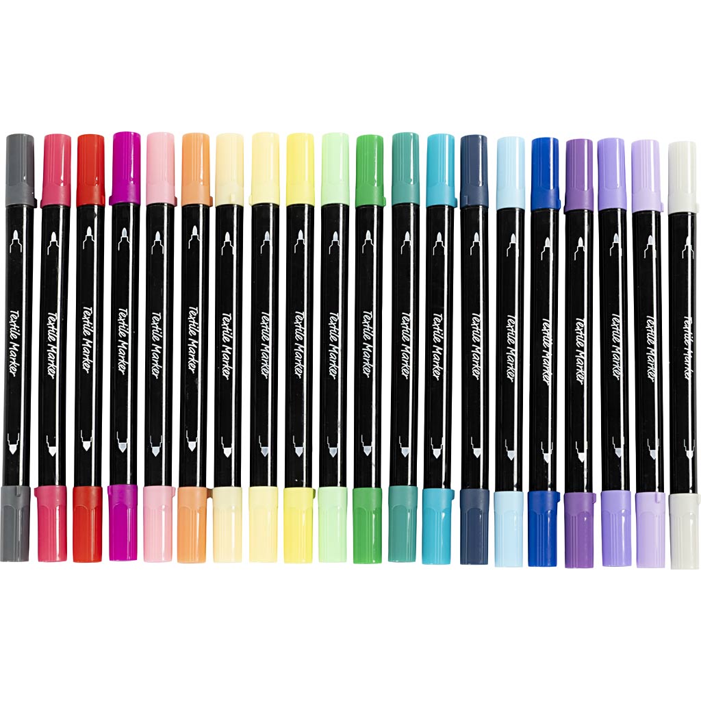 Textile Marker Sets , line 2,3+3,6 mm