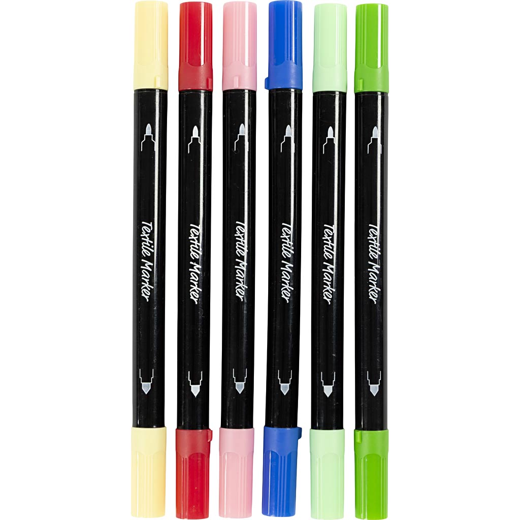 Textile Marker Sets , line 2,3+3,6 mm