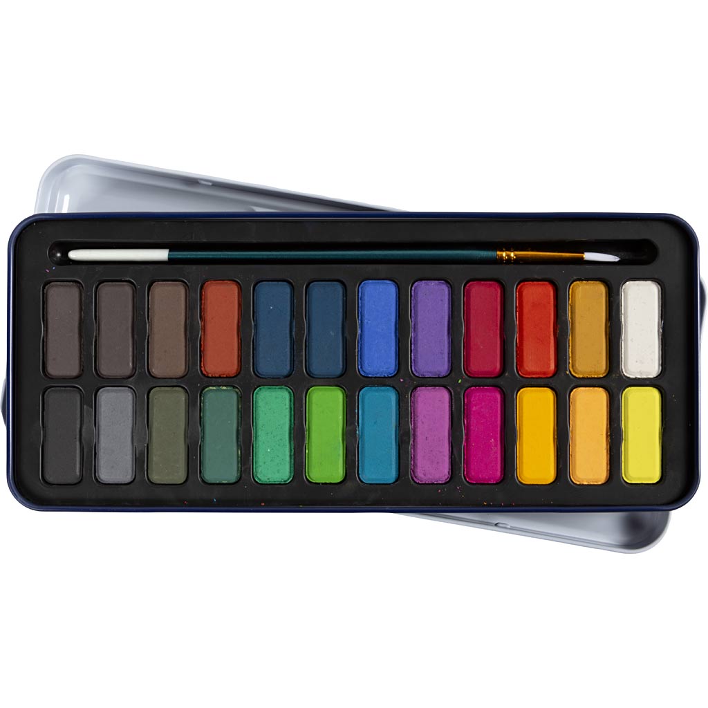 Watercolour kits 12 & 24 Colour Sets