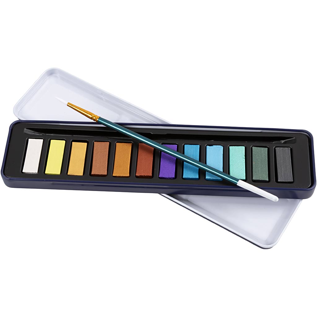 Watercolour kits 12 & 24 Colour Sets – Go Craft