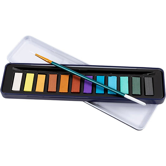 Watercolour kits 12 & 24 Colour Sets