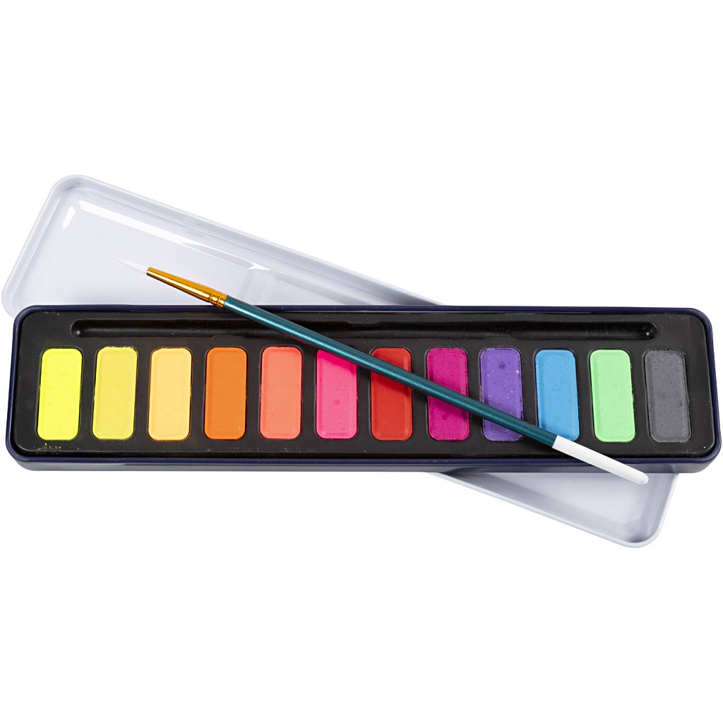 Watercolour kits 12 & 24 Colour Sets