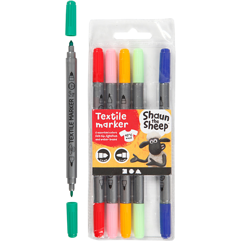 Textile Marker Sets , line 2,3+3,6 mm