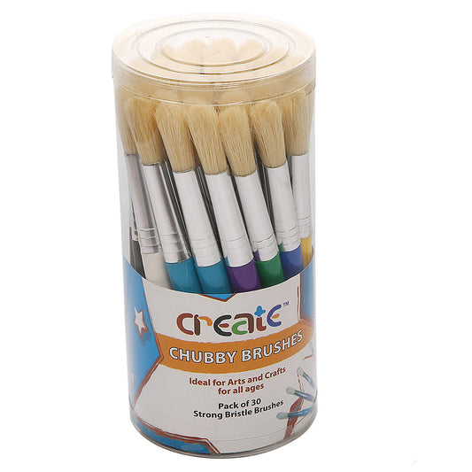 Create - Chubby Brush Canister (30 Brushes)