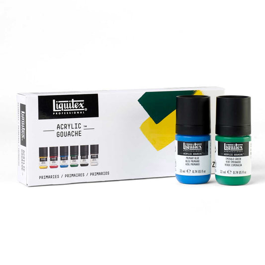 Acrylic Gouache - Primary Colours Set 6 x 59ml