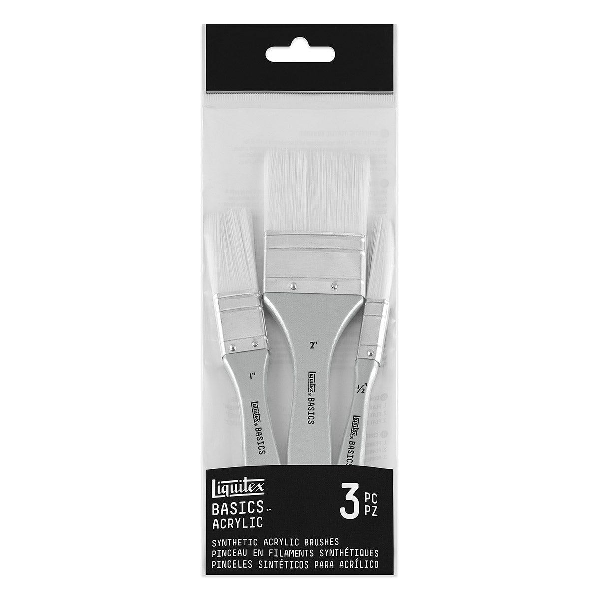 Liquitex Basics Brush Set - 3 Synthetic