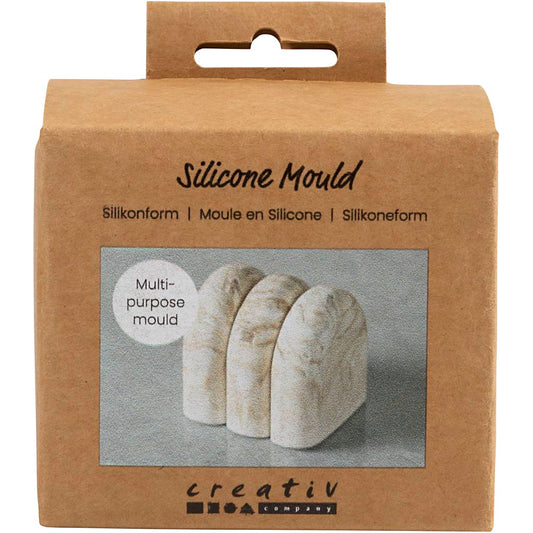 Silicone Mould, Arches, H: 5 cm, W: 4 cm, dia. 4,5 cm, 1 pc/ 1 pack