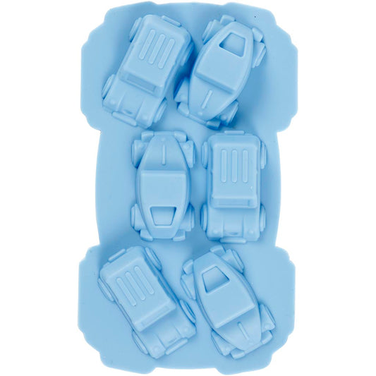 Silicone Mould, cars, H: 2,5 cm, L: 3 cm, W: 4,5 cm, 12,5 ml, 1 pc