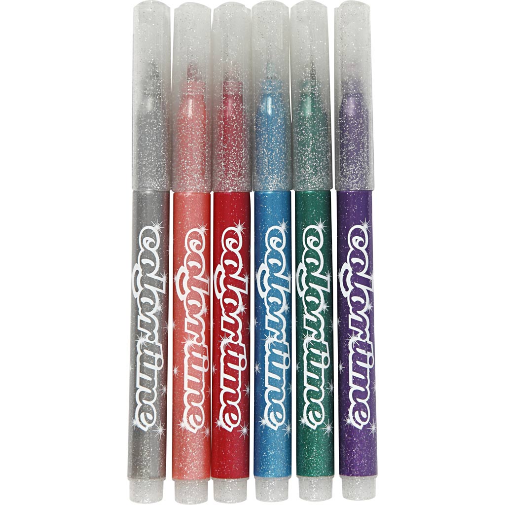 Colortime Glitter Marker Packs