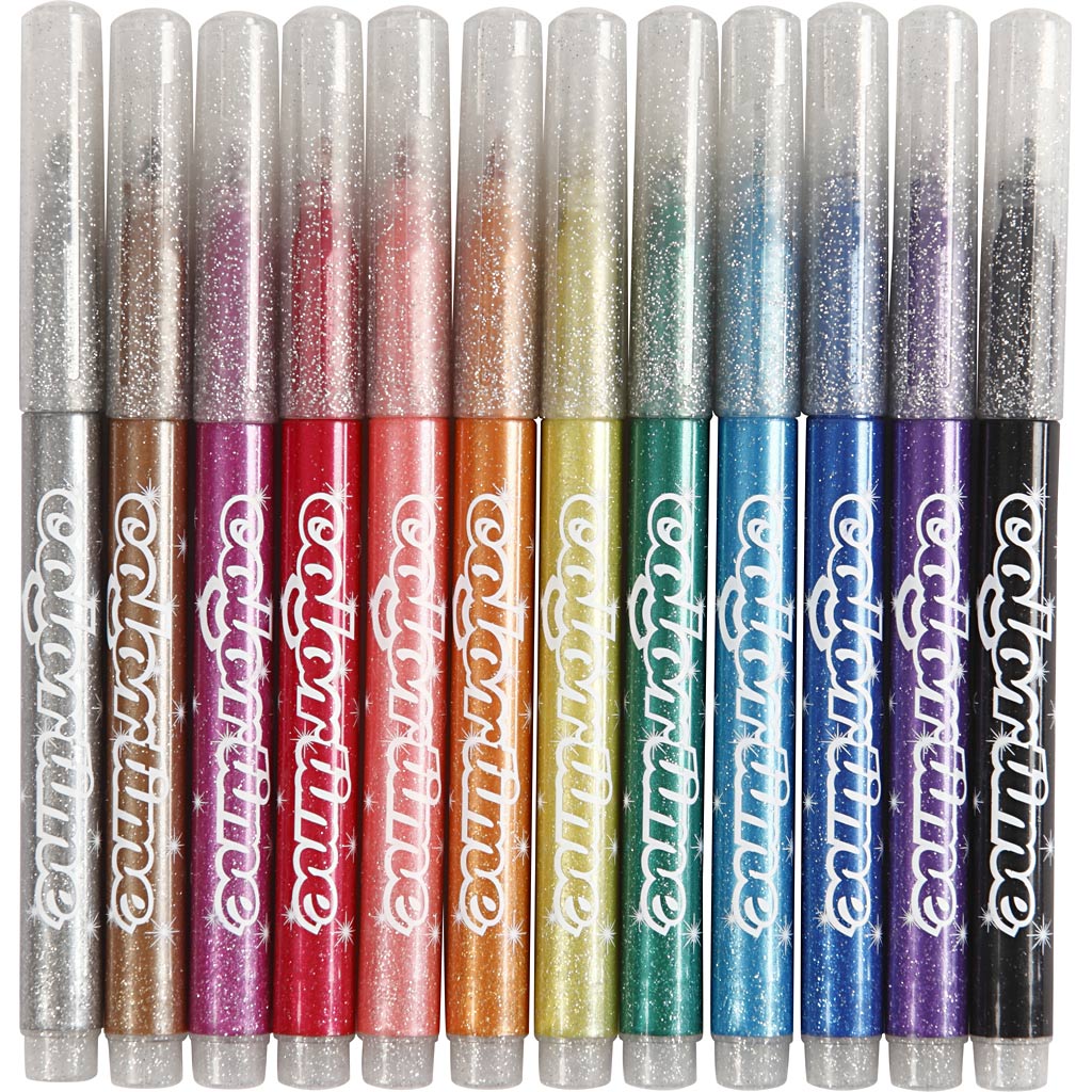 Colortime Glitter Marker Packs