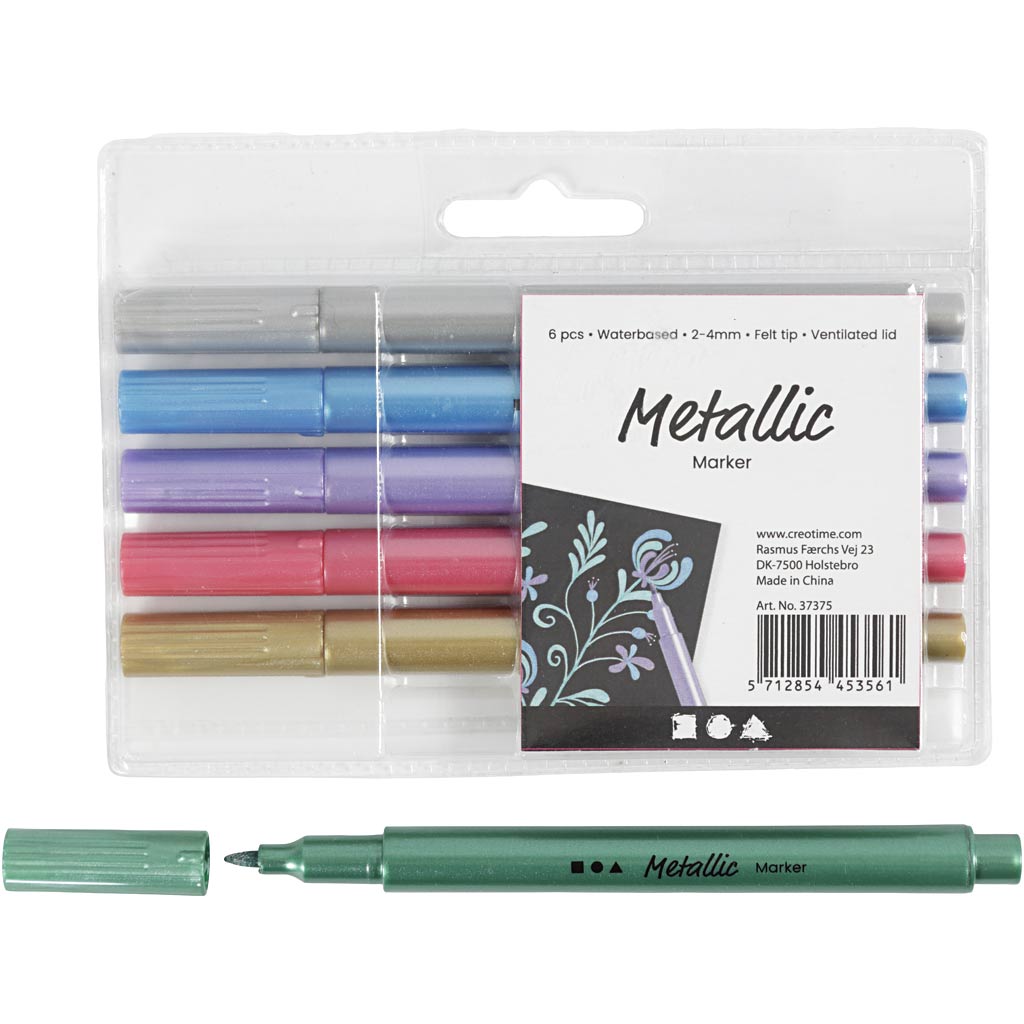 Metallic Marker Packs  line 2-4 mm