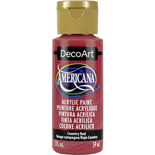 Country Red Americana Acrylic 2Oz.