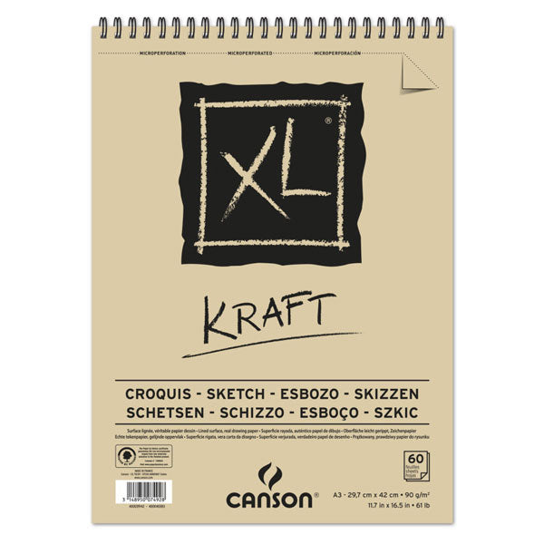 Canson - XL Kraft Sprial Pad