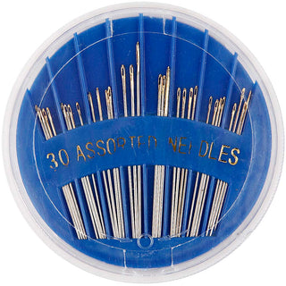 Sewing Needles, no. 3-7, L: 35-45 mm, 30 pc/ 1 pack