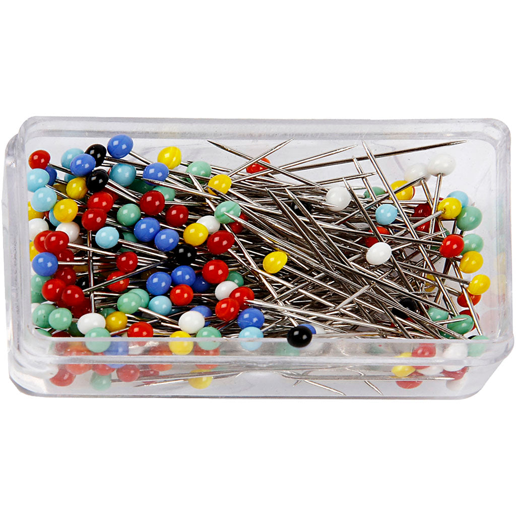 Head Pins, L: 31 mm, 200 pc/ 1 pack