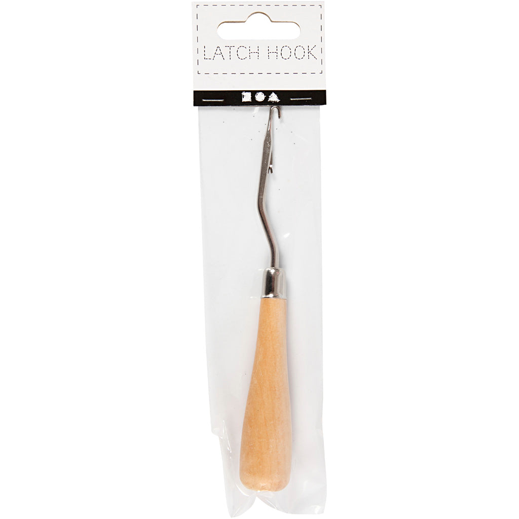 Latch Hook with Handle, L: 15,5 cm, 1 pc