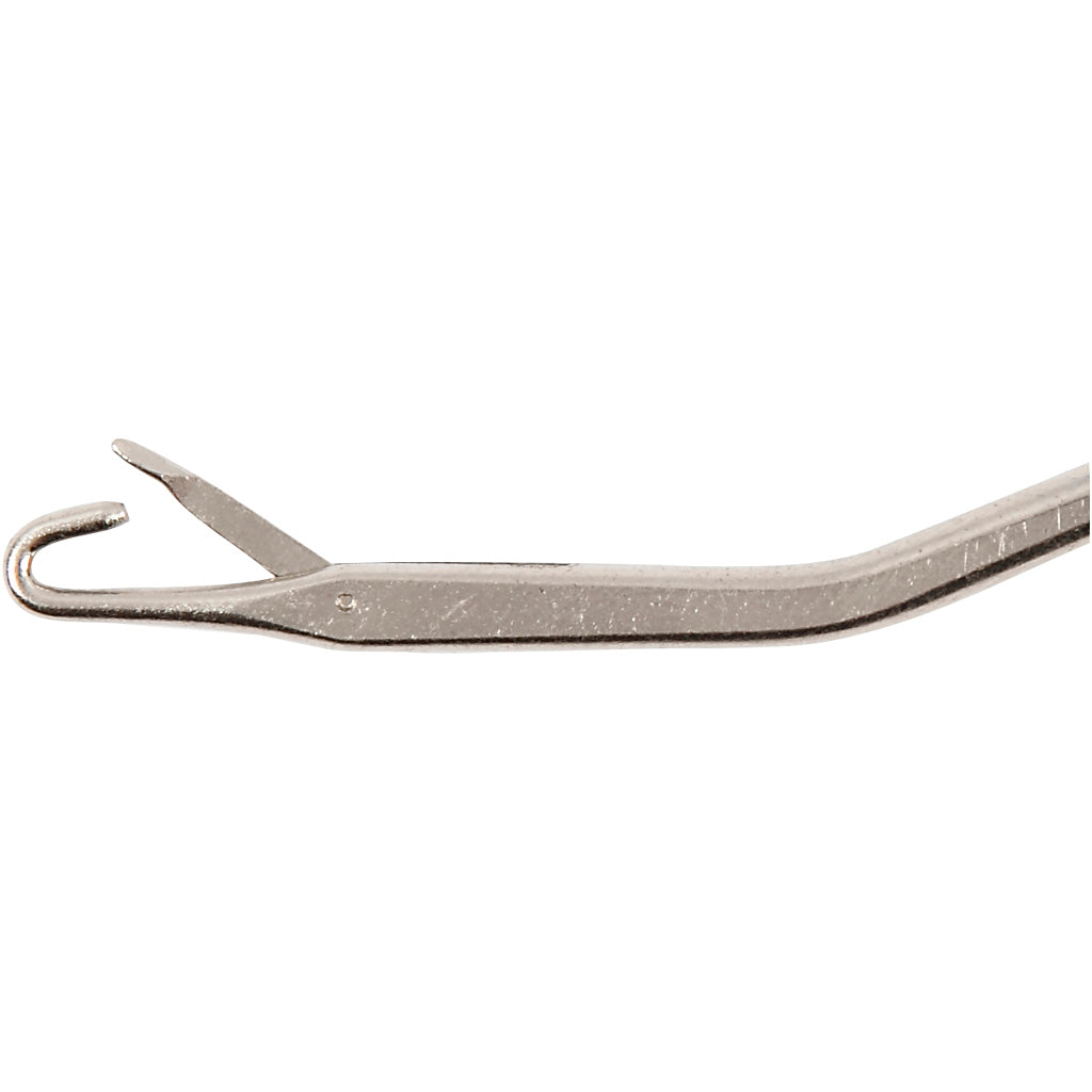 Latch Hook with Handle, L: 15,5 cm, 1 pc