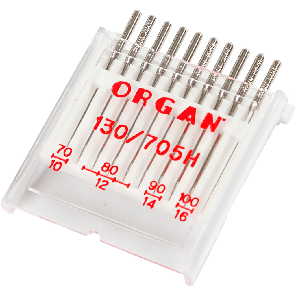 Sewing Machine Needles, no. 70+80+90+100, 10 pc/ 1 pack
