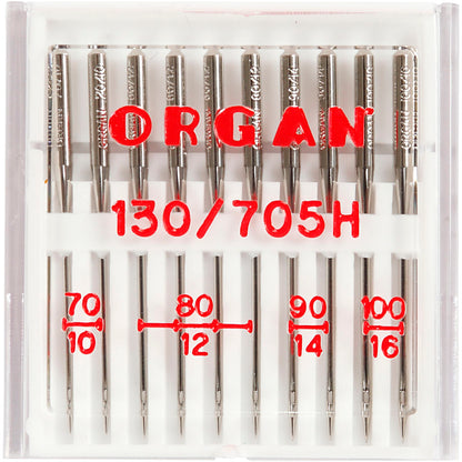 Sewing Machine Needles, no. 70+80+90+100, 10 pc/ 1 pack