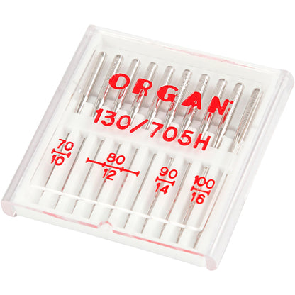 Sewing Machine Needles, no. 70+80+90+100, 10 pc/ 1 pack