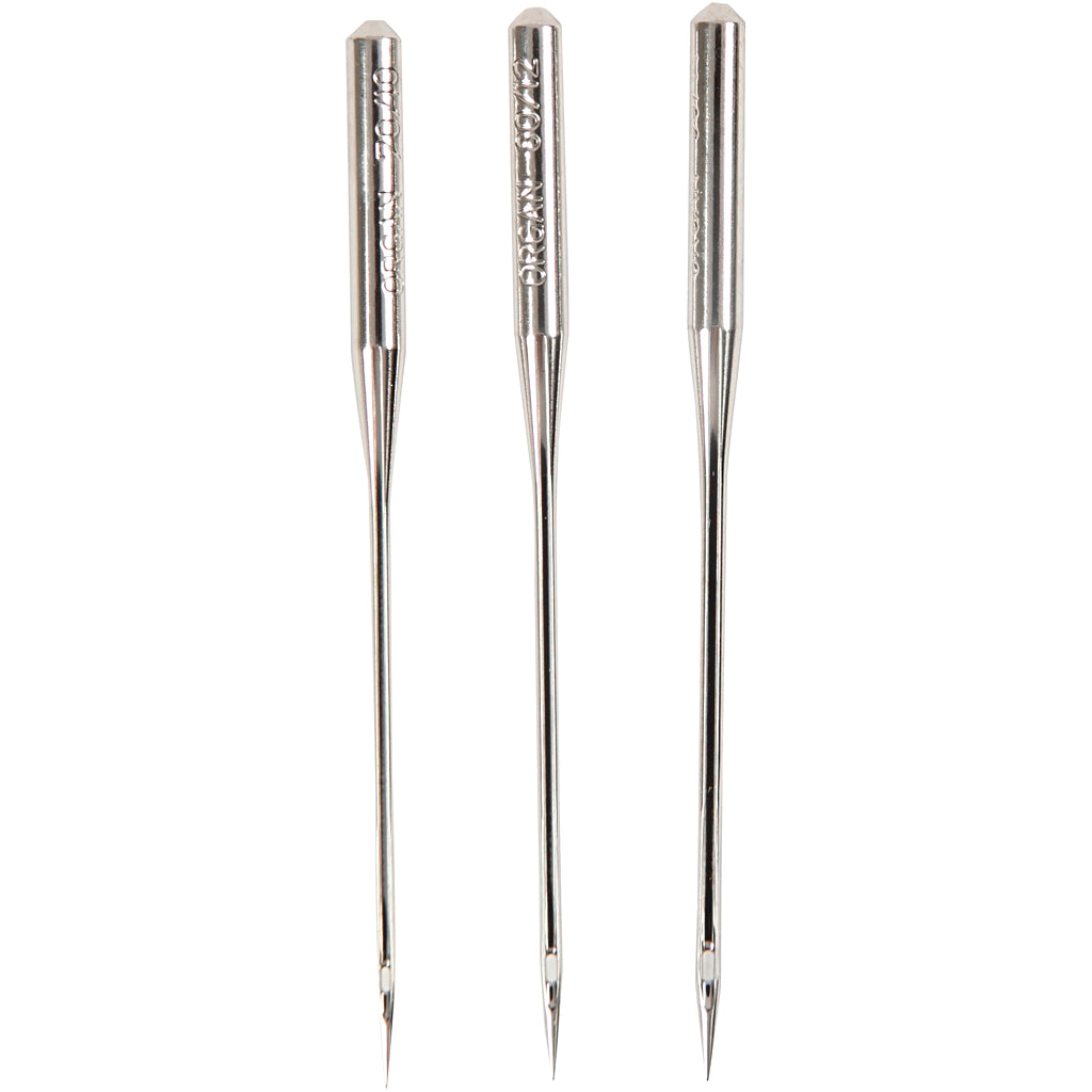 Sewing Machine Needles, no. 70+80+90+100, 10 pc/ 1 pack