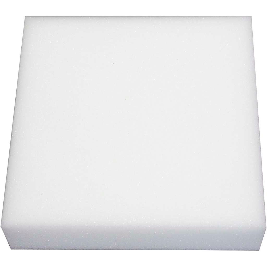 Needle Felting Foam Pad, size 20x20 cm, thickness 5 cm, 1 pc