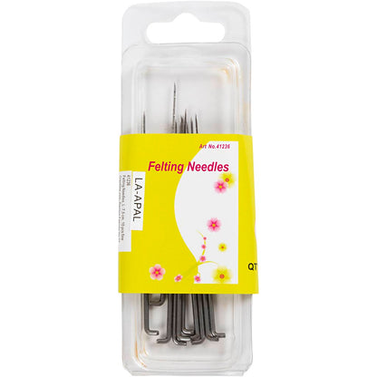 Felting needle, L: 7,5 cm, fine, 10 pc/ 1 pack