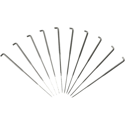 Felting needle, L: 7,5 cm, medium, 10 pc/ 1 pack